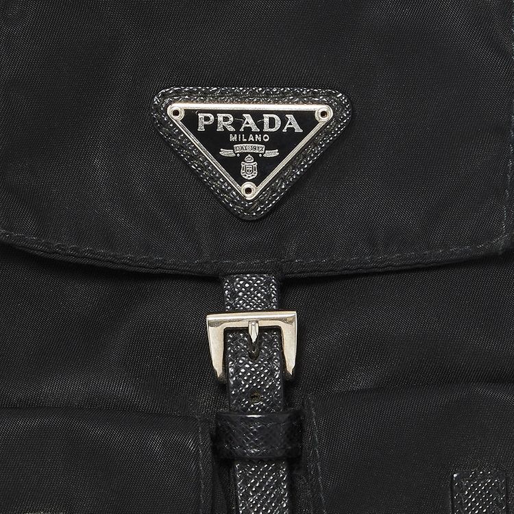 Prada Chain Backpack Black