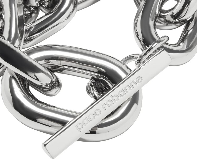 Rabanne XL Link Bracelet Silver