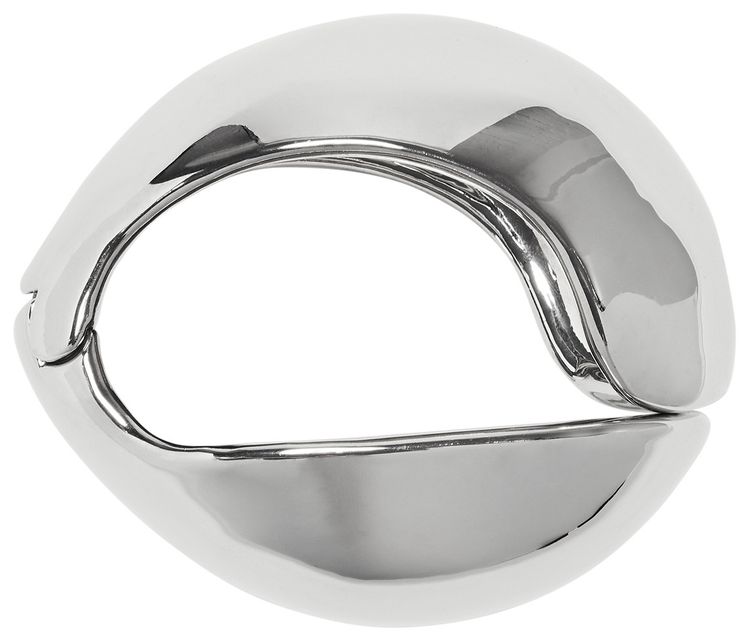 Coperni C Logo Bangle Bracelet Silver