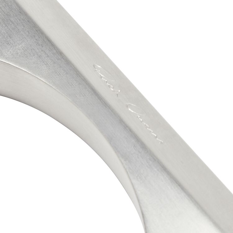 Rick Owens Porterville Beveled Bangle Bracelet Silver