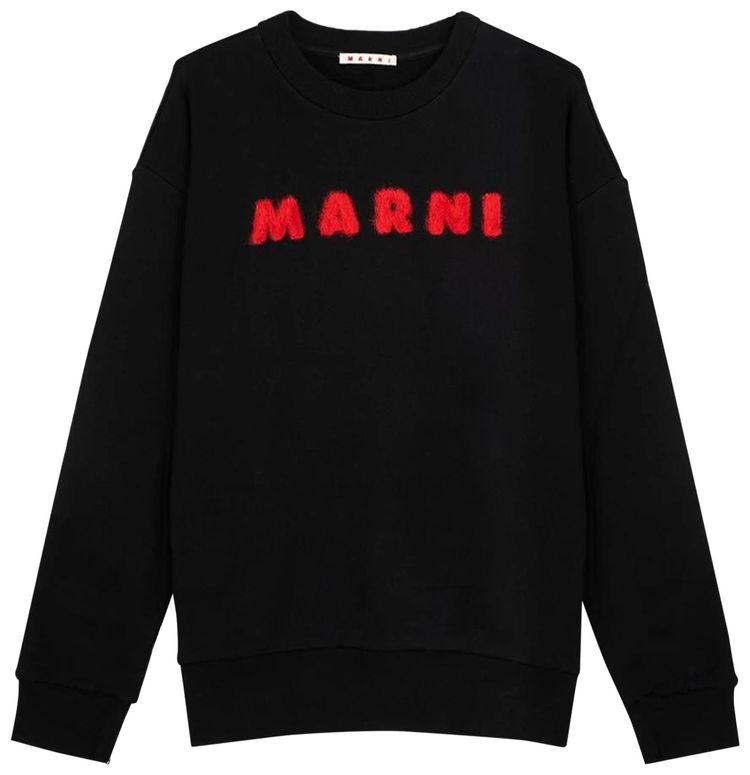 Marni Unbrushed Sweatshirt Black