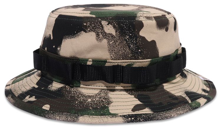 BAPE Map Camo Military Hat Green