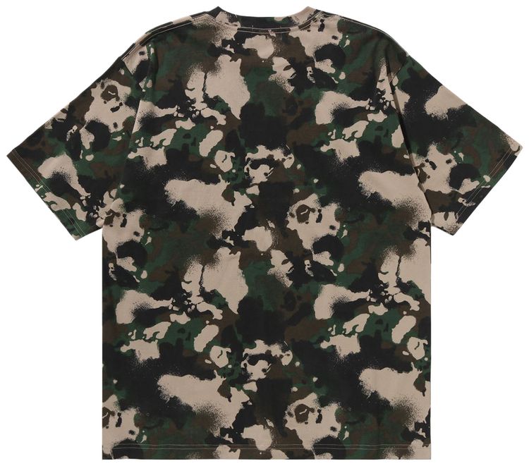 BAPE Map Camo Ape Head One Point Relaxed Fit Tee Green