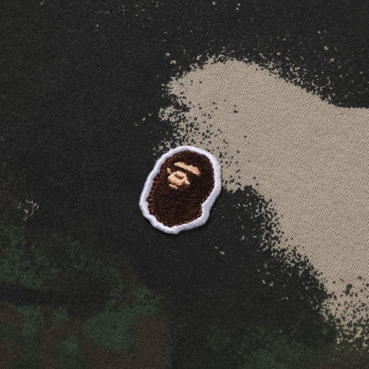 BAPE Map Camo Ape Head One Point Relaxed Fit Tee Green