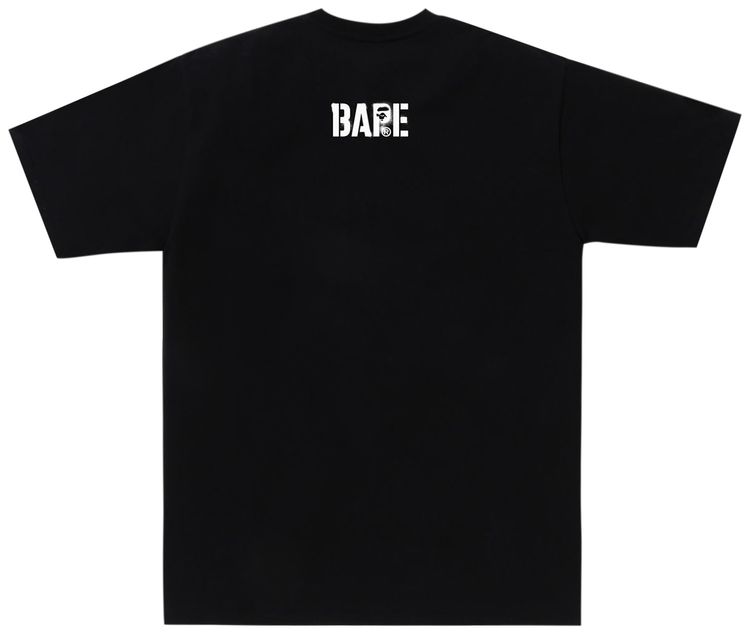 BAPE Map Camo Ape Head Shark Tee BlackGreen