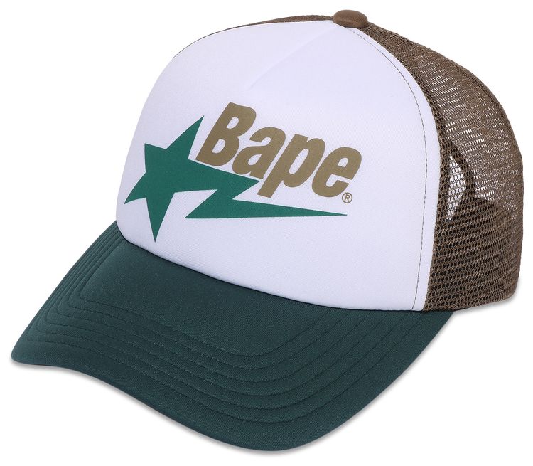 BAPE Sta Mesh Cap Green
