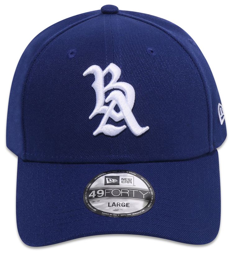 BAPE Baseball Logo New Era 49FORTY Cap Navy