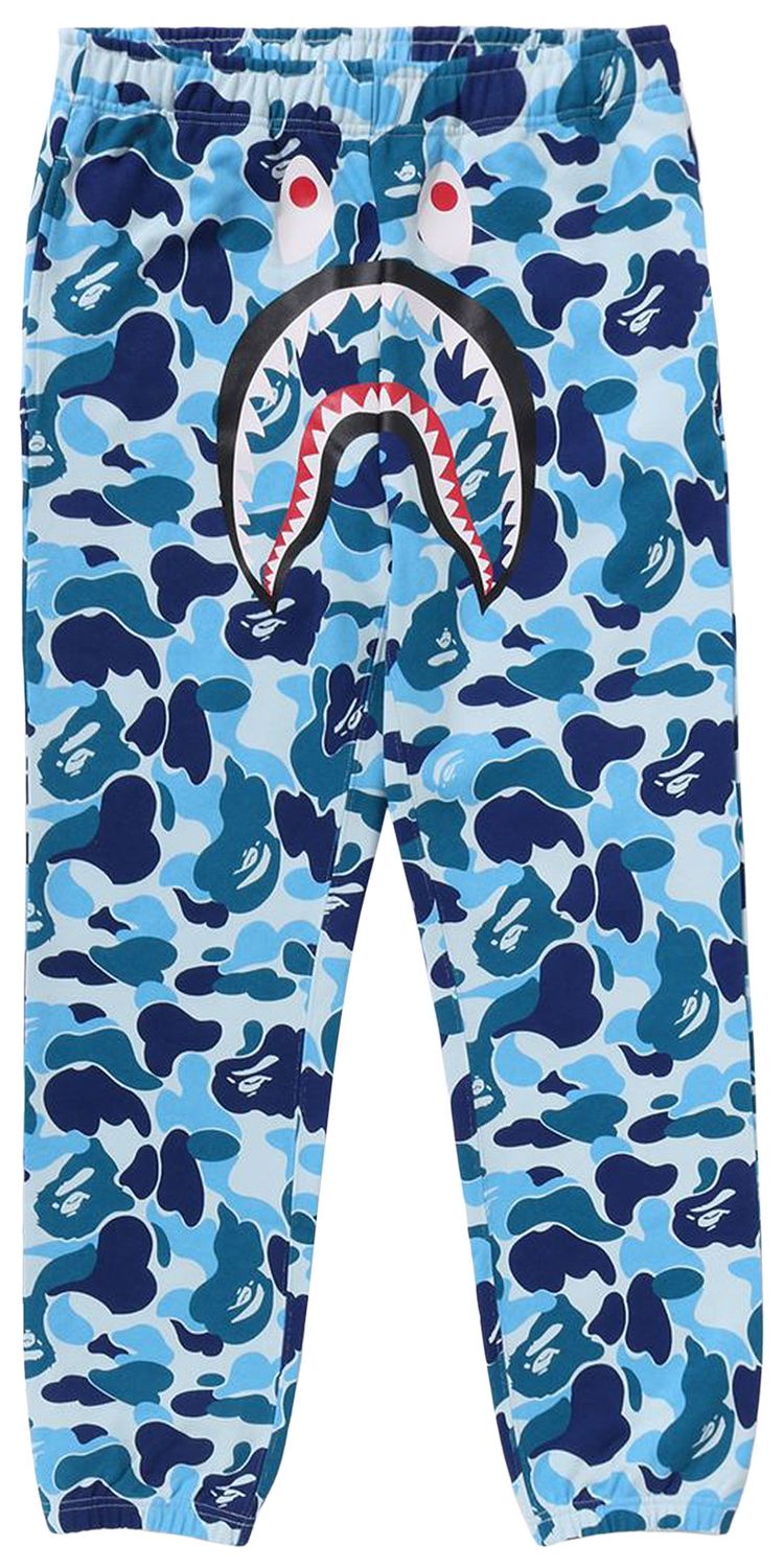 BAPE ABC Camo Shark Regular Fit Sweatpants Blue
