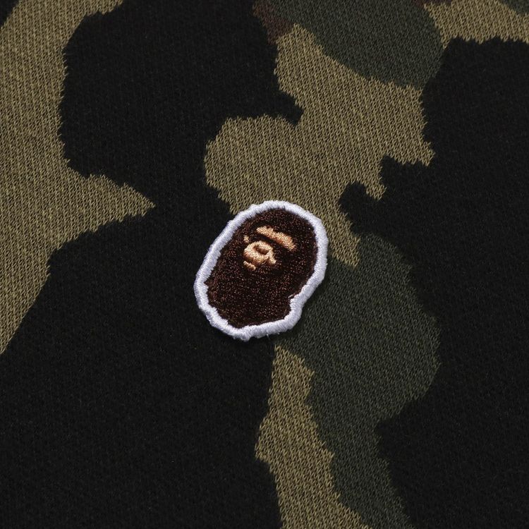 BAPE 1st Camo Jacquard Relax Fit Polo Shirt Green