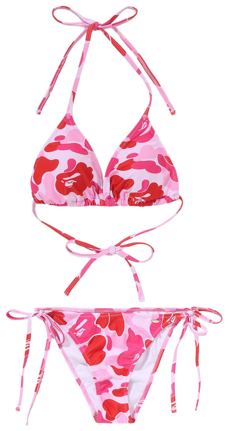 BAPE ABC Camo Swimwear Pink