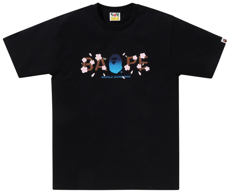 BAPE Sakura Bape Tee Black