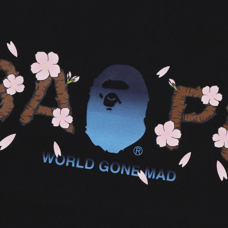 BAPE Sakura Bape Tee Black