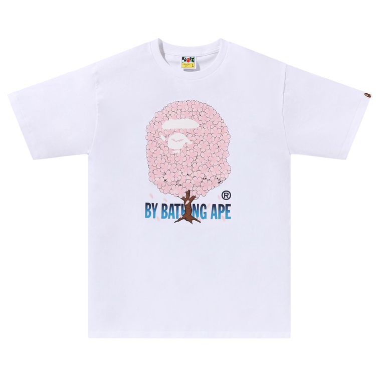 BAPE Sakura By Bathing Ape Tee 1 White