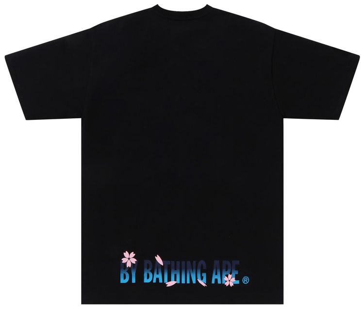 BAPE Sakura Ape Face Tee Black