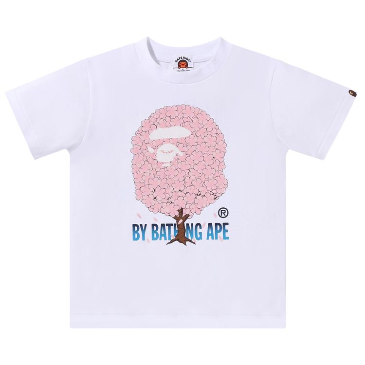BAPE Kids Sakura By Bathing Ape Tee White