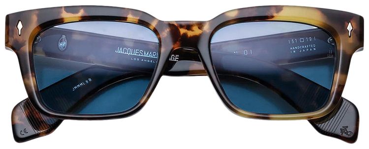 Jacques Marie Mage Square Sunglasses Silver