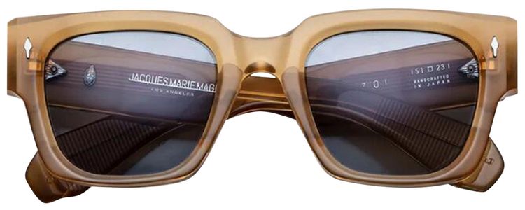 Jacques Marie Mage Enzo Saffron Sunglasses BrownBlue