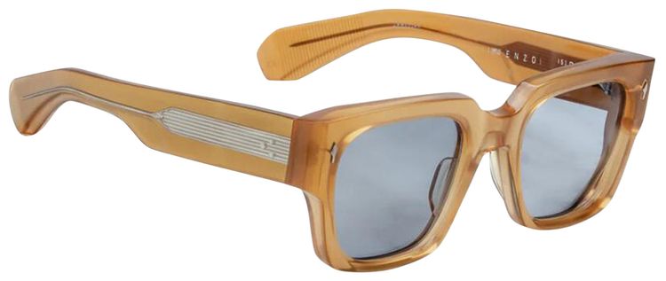 Jacques Marie Mage Enzo Saffron Sunglasses BrownBlue