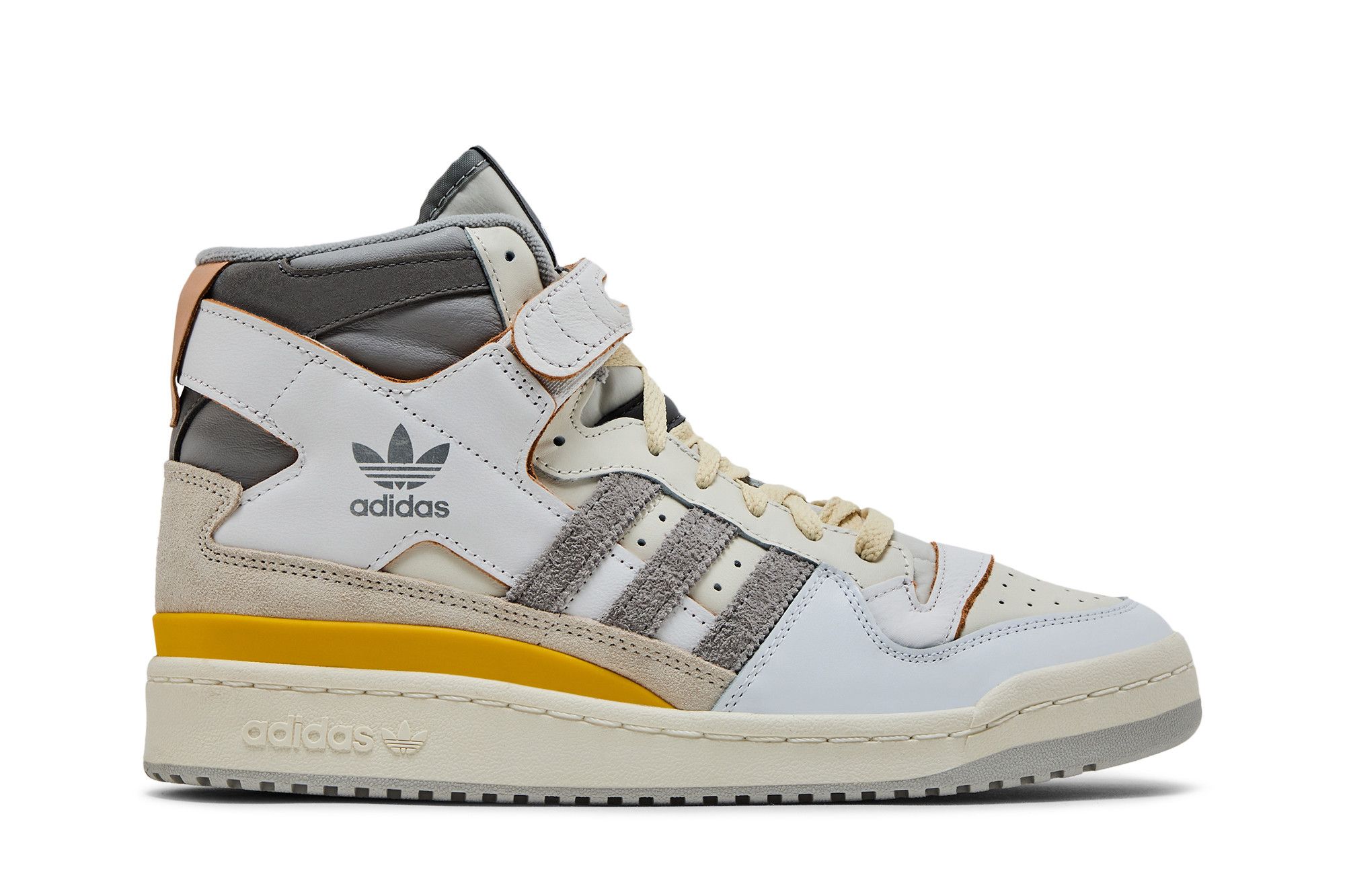 Buy Adidas Forum 84 High 'White Grey Yellow' - GY5727 | GOAT