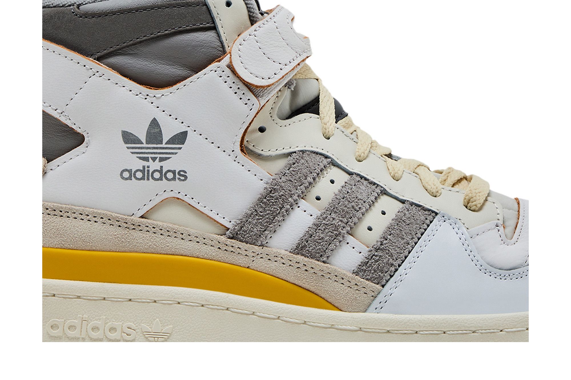 Buy Adidas Forum 84 High 'White Grey Yellow' - GY5727 | GOAT