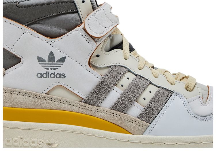 Adidas Forum 84 High White Grey Yellow