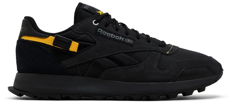 Reebok Classic Leather Winterized Black Yellow