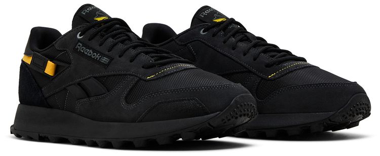 Reebok Classic Leather Winterized Black Yellow