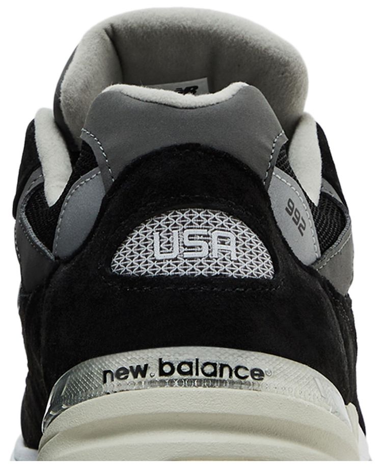 New Balance 992 Made in USA Black 2025