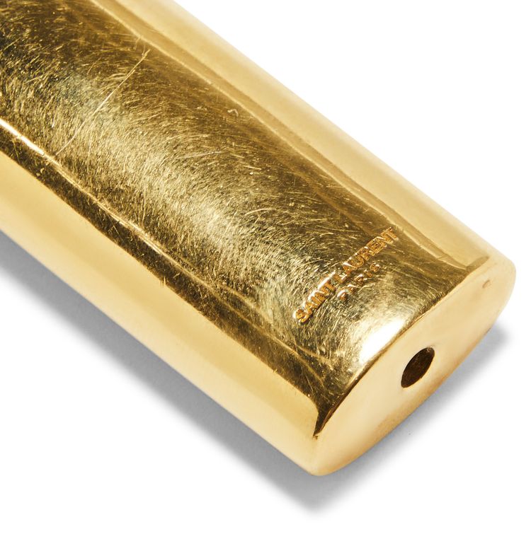 Saint Laurent Lighter Holder Necklace Gold