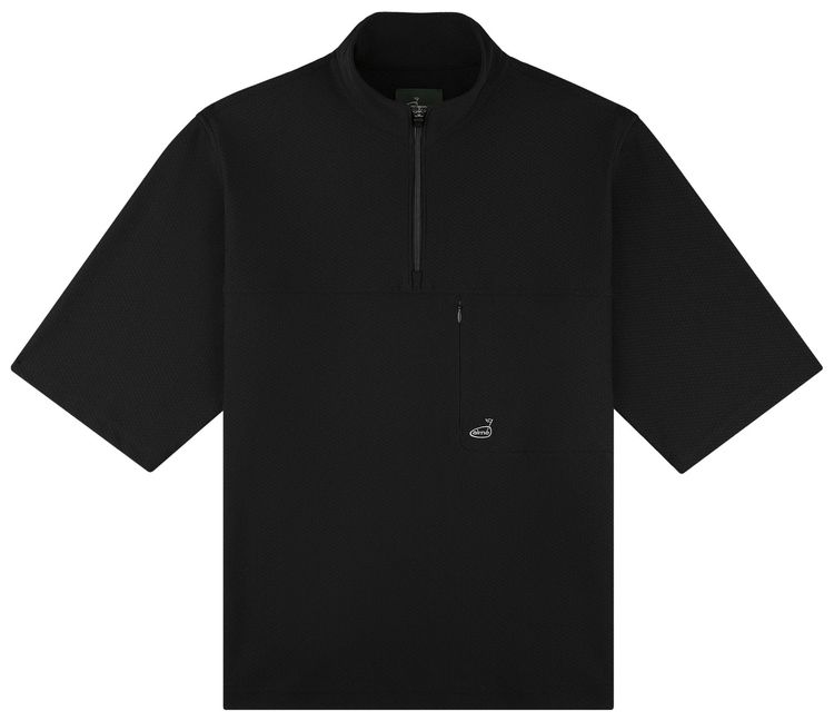 Aime Leon Dore Golf Quarter Zip Pullover Jet Black