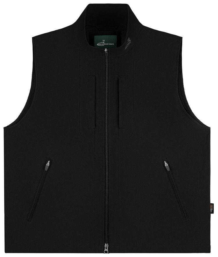Aime Leon Dore Golf Lightweight Cordura Vest Jet Black