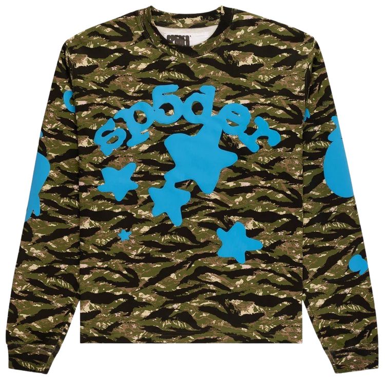 Sp5der Beluga Long Sleeve Tiger Camo