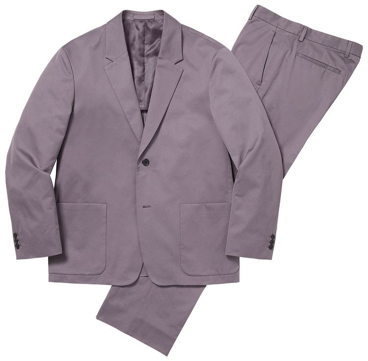 Supreme Sea Island Cotton Suit Purple