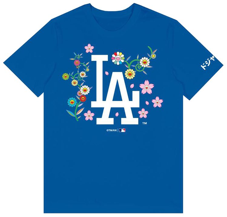 Fanatics x Complex x Takashi Murakami x Dodgers Shirt Blue