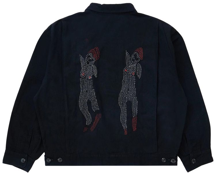 Glass Cypress Canvas Jacket Black