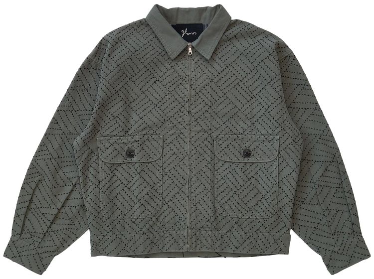 Glass Cypress Canvas Jacket Dark Green