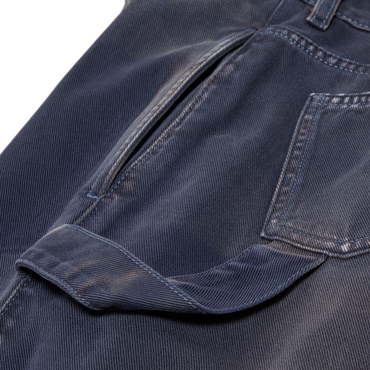 JW Anderson Aged Twisted Workwear Jeans Navy