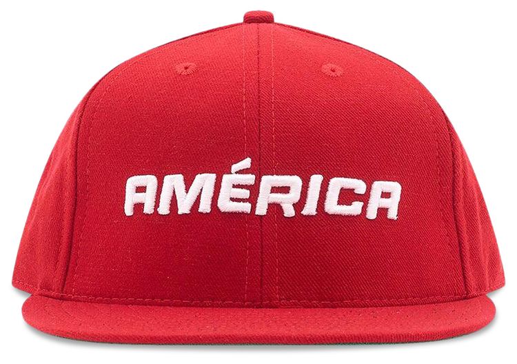 Willy Chavarria America Cap Red
