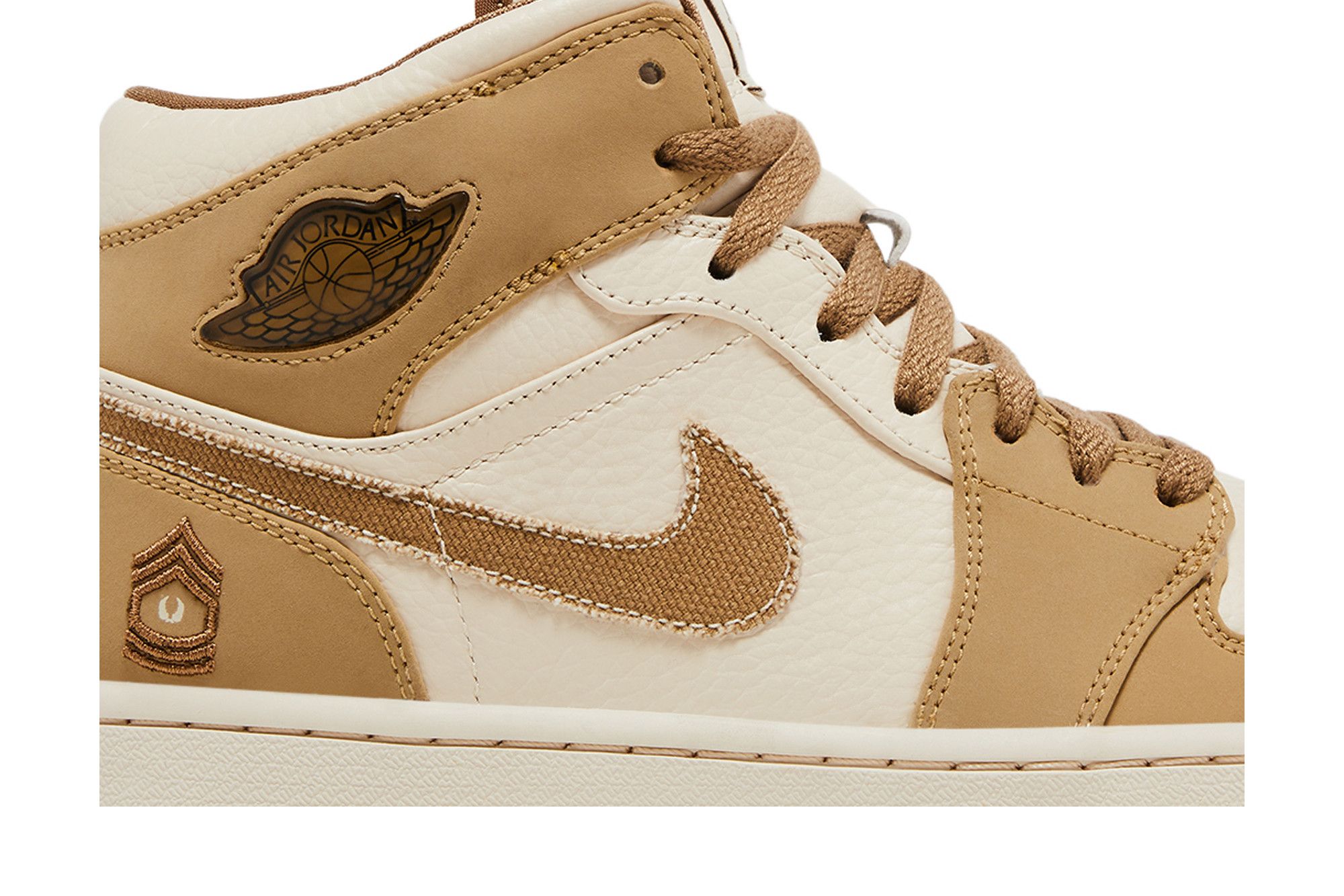 スニーカー NIKE Air Jordan 1 Retro Armed Forces Pearl White 2008 Men's 2008 Nike Air Jordan 1 Retro OG Armed Forces Pearl