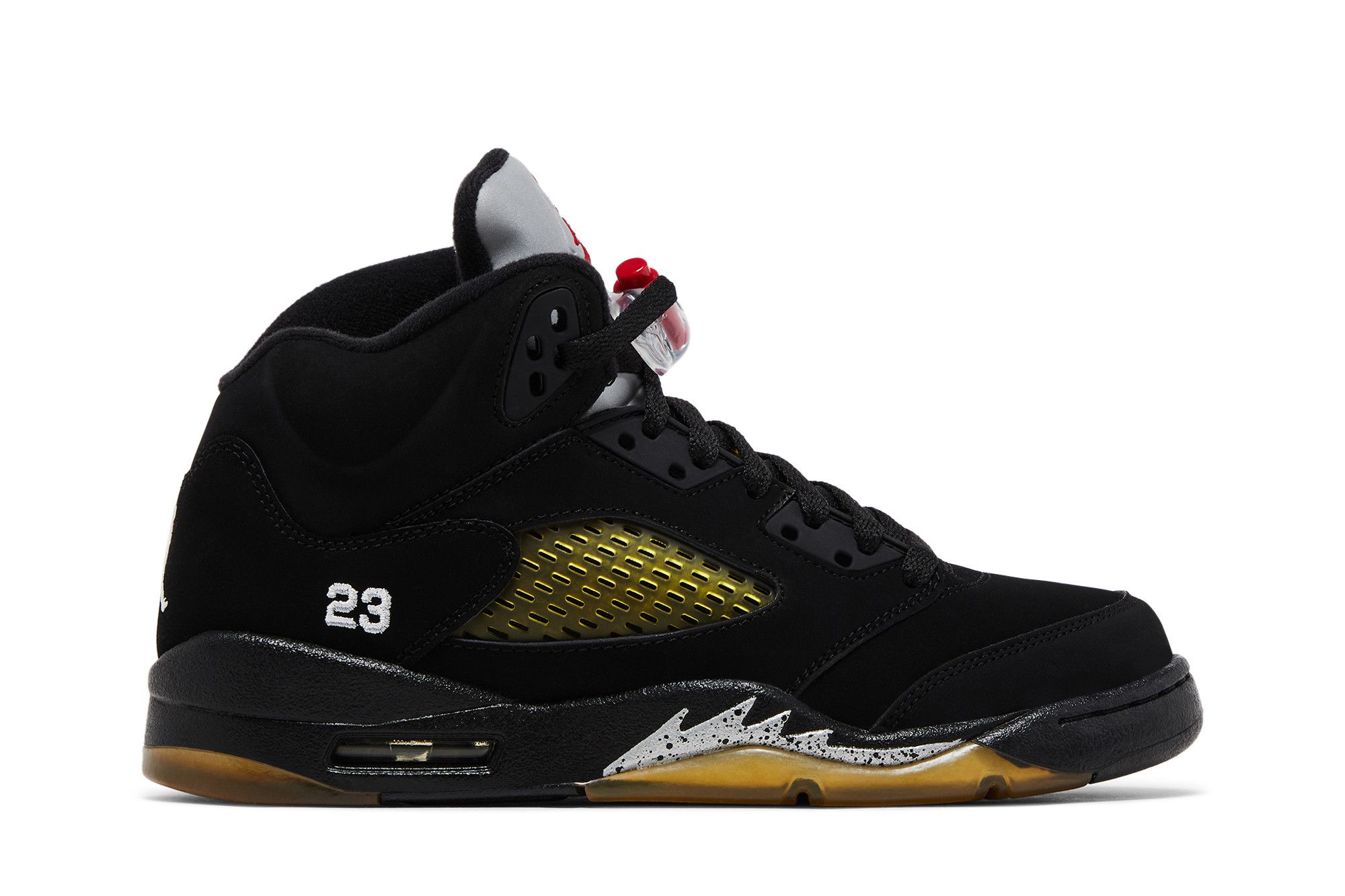 black and gold jordan 5s