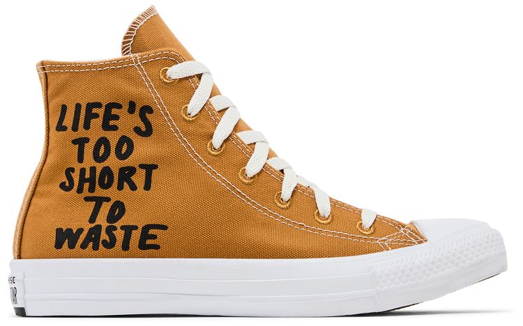 Converse Chuck Taylor All Star Hi Renew Lifes Too Short To Waste