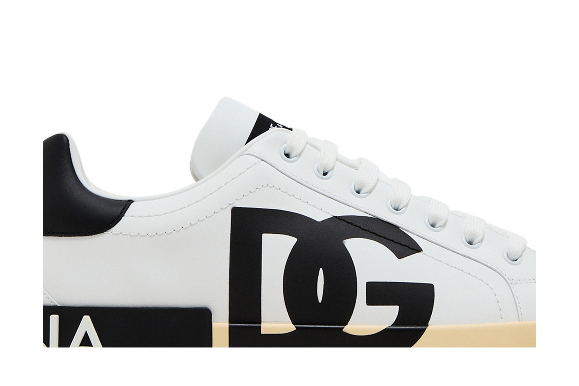 Buy Dolce & Gabbana Portofino Low 'DG Logo Print - White
