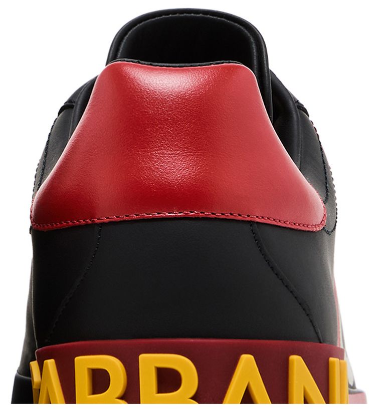 Dolce  Gabbana Portofino Low Black Red Cactus