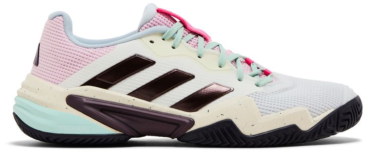 Adidas Barricade 13 Crystal White Semi Green Spark