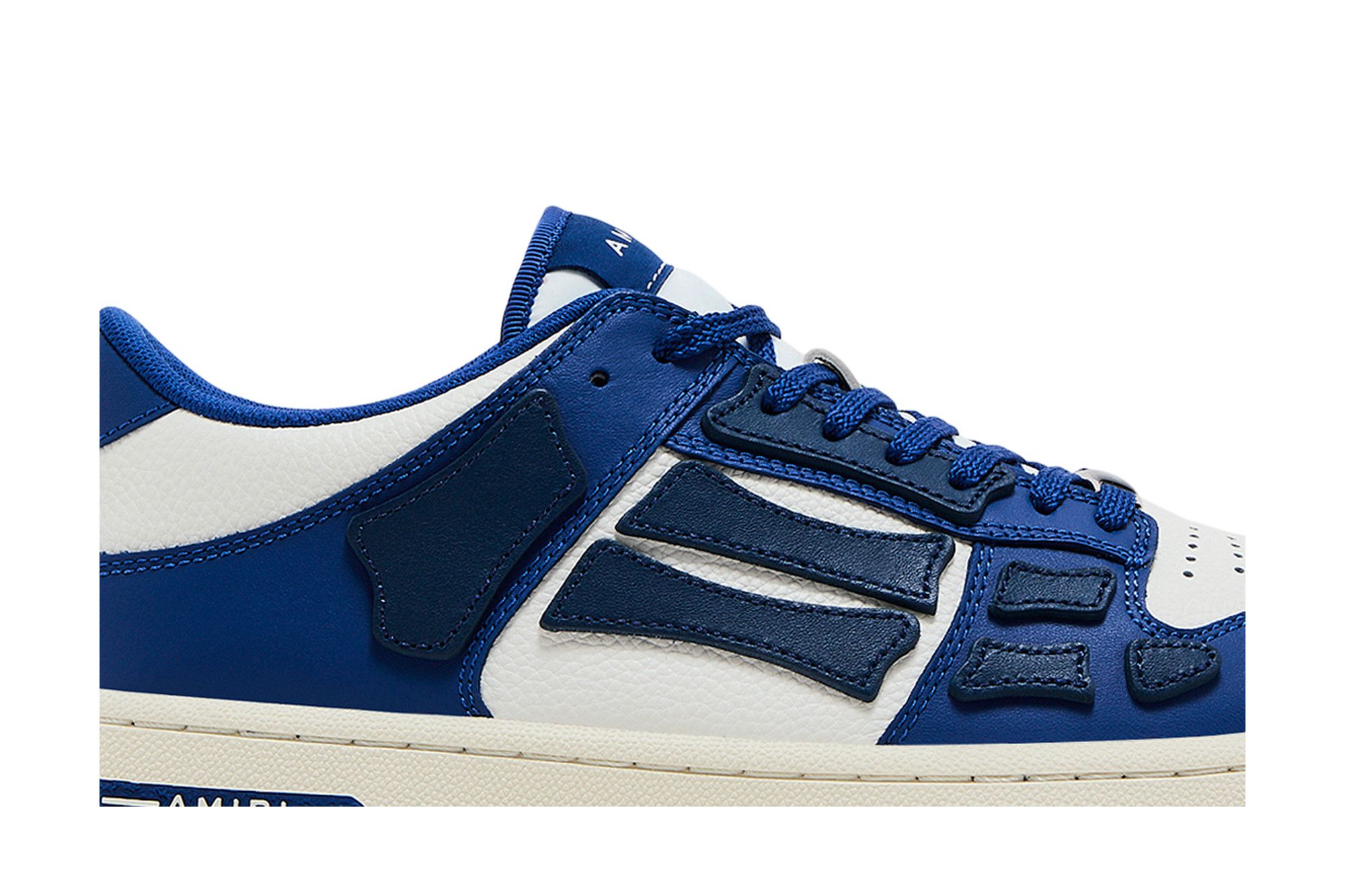 【AMIRI】男性 SKEL TOP LOW ハイトップ スニーカー AMFOSR1047 Buy Amiri Skel Top Low 'Blue White' - AMFOSR1047 522 | GOAT