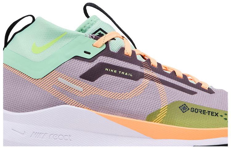 Nike Wmns React Pegasus Trail 4 GORE TEX V2 Purple Smoke Peach Cream