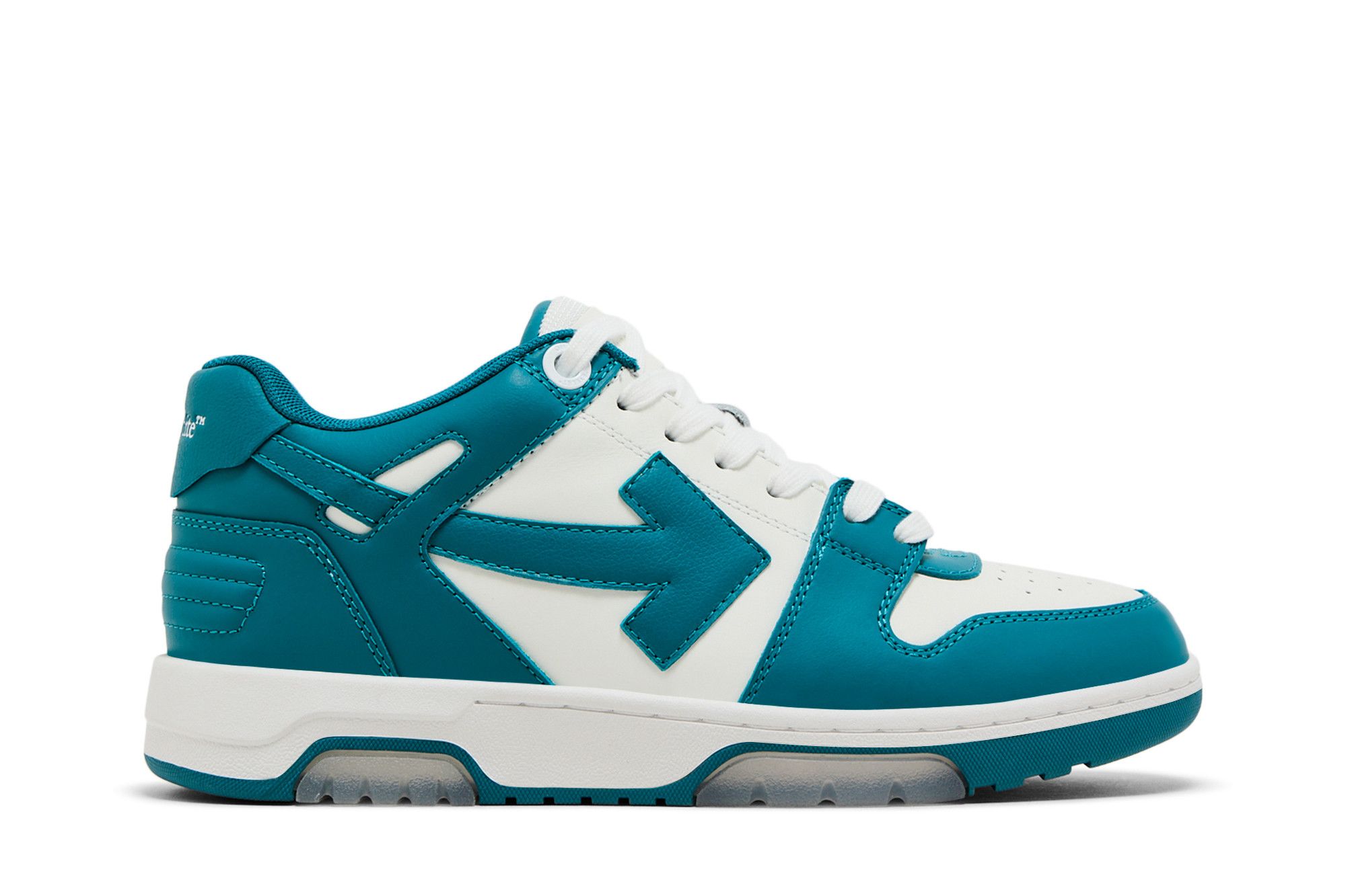 Buy Off-White Out of Office 'Teal Blue' - OMIA189S25LEA002 4801 | GOAT