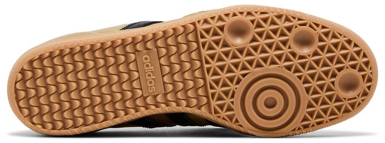 Adidas Wmns Samba LT Gold Metallic Black Gum