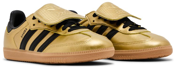 Adidas Wmns Samba LT Gold Metallic Black Gum