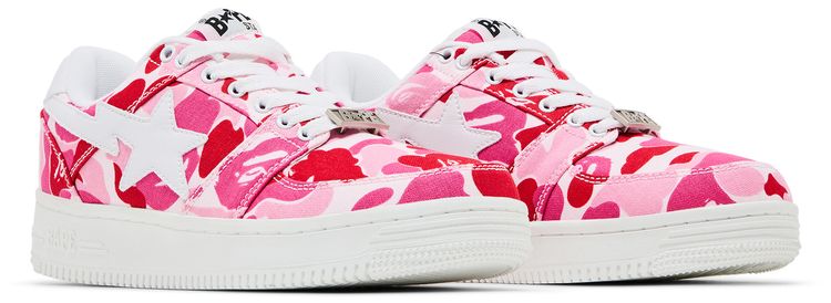 Bapesta Low Pink ABC Camo
